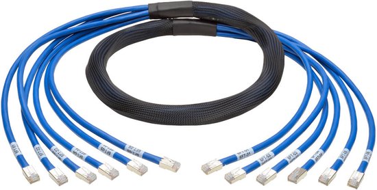Tripp Lite Cat6/Cat6a, 6ft netwerkkabel 1,83 m Blauw