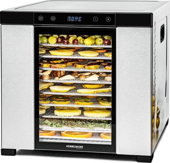 Rommelsbacher Droogapparaat DA 1000 - Voedseldroger - Dehydrator - Deluxe
