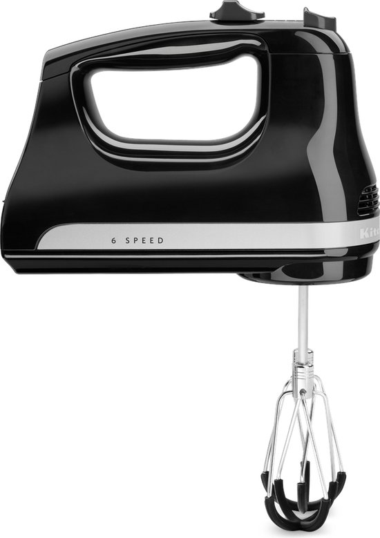 KitchenAid Handmixer - 6 standen - onyx zwart - 5KHM6118EOB