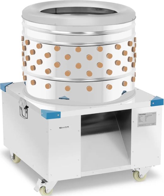 Wiesenfield Kippenplukmachine - Kippenplukker - 1.500 W - 540 kg per uur