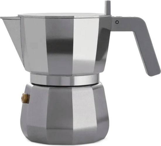 Alessi David Chipperfield Moka espresso koffiemaker 7cl - 1 kop zwart