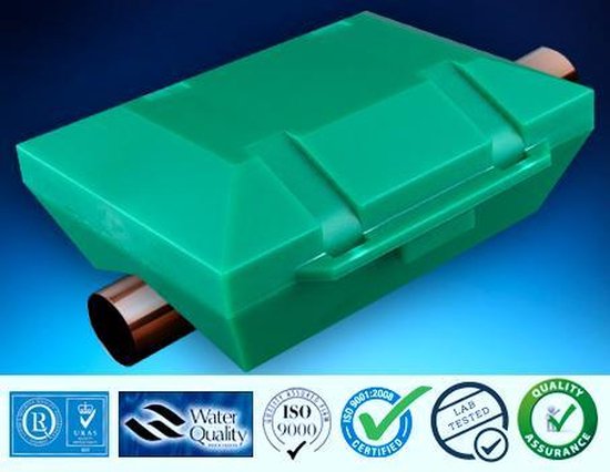 Alpine® waterontharder alternatief - Magneet Antikalk systeem - voor koper leidingen - 15 mm - Energiebesparing