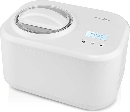 Nedis ijsmachine - 1.0 l - Wit - Kunststof