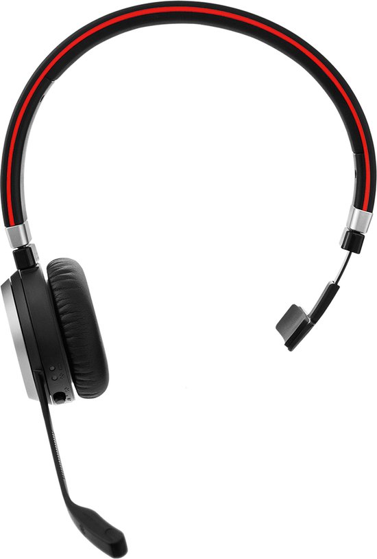 Jabra Evolve 65 Second Edition - UC On Ear headset Telefoon Bluetooth, Radiografisch Mono Zwart Noise Cancelling, Ruiso