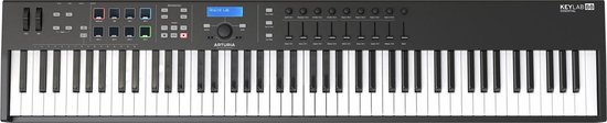 Arturia KeyLab Essential 88 - Black - MIDI controller, 88 toetsen, zwart