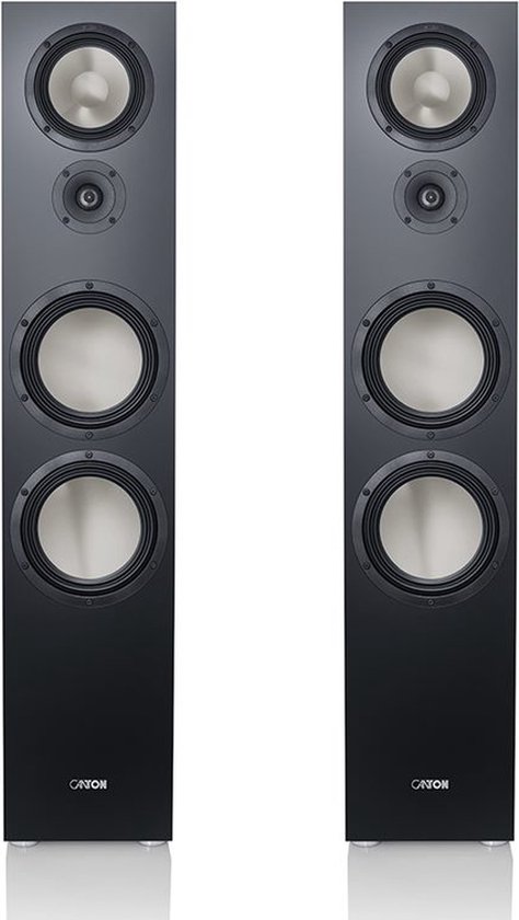 Canton GLE 80 – Vloerstaande Luidsprekers – Passieve Speakers – HiFi – Zwart (per paar – 2 stuks)