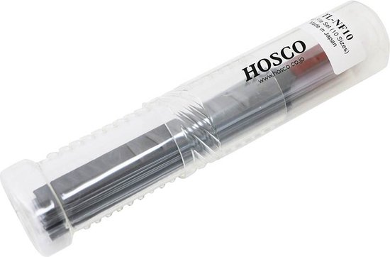 set of 10 thin nut files