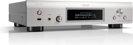 Denon DNP2000NE Zilver Audiostreamer met hoge resolutie en HEOS® Built-In.