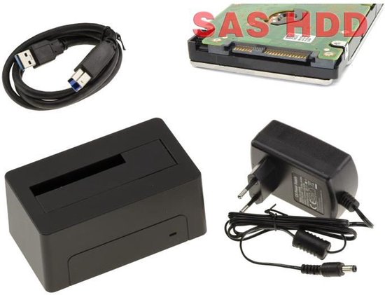 Docking Station voor SAS Disk USB3.0 Link 5G Voeding 12V