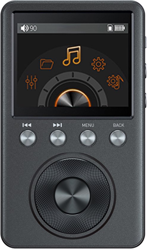 Professionele Hifi MP3-speler 32GB - 2.31'' IPS Display - C60 - Zwart