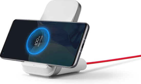 OnePlus Warp Charge 50W Draadloze Oplader voor OnePlus Telefoons Wit
