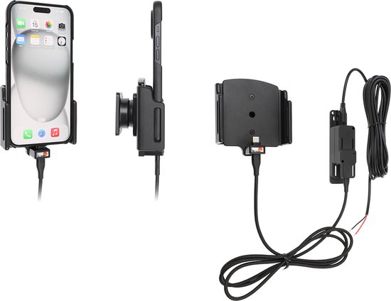 Brodit h/l verstelb(75-89/6-10mm) iPh.15 Plus/Pro Max fixed