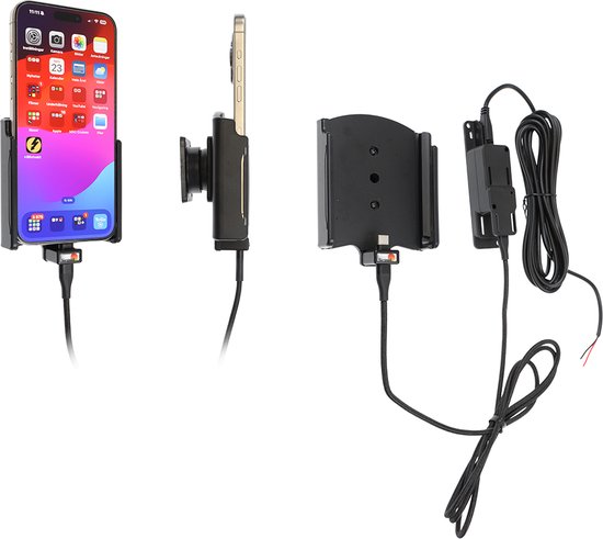 Brodit houder/lader Apple iPhone 15 Pro Max- fixed instal.