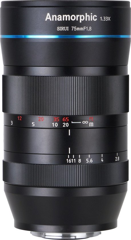 Sirui E-mount Cinema lens 75 mm Anamorphisch