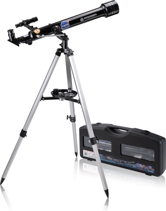 ISA Space Exploration NASA 60/700 AZ Lenzentelescoop - Maan en Planeten - Compleet met statief, accessoires en koffer