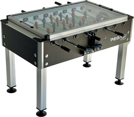 Pegasi Voetbaltafel Forza Pro - Zwart - Kickertafel - Voetbaltafel