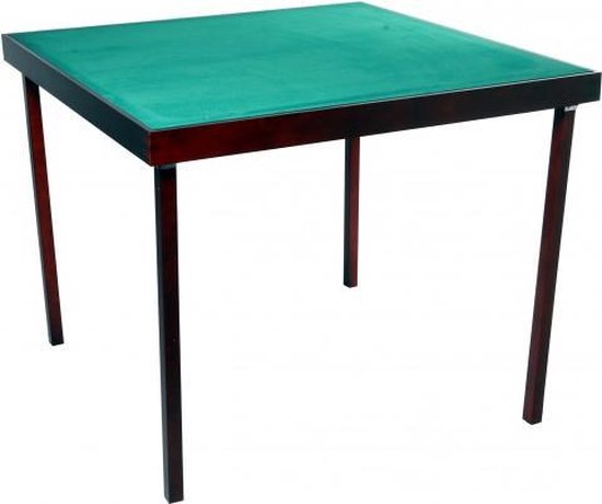 Poker/Bridgetafel 89 x 89 cm, 73 cm hoog