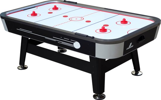 Cougar Super Scoop Airhockeytafel - 7ft. Airhockey incl. accessoires: 4 pucks & 4 pushers) - Speeltafel voor kinderen en volwassenen - 199x107x81cm
