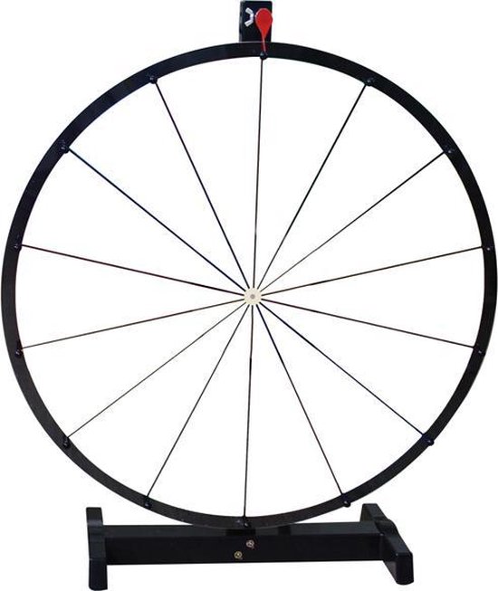 Rad van fortuin 60 cm wit