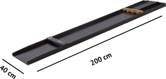 Sjoelbak Heemskerk Sport - HS-30 - Zwart met Sjoelbakhoes