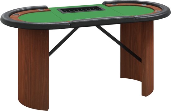 vidaXL-Pokertafel-voor-10-spelers-met-fichebak-160x80x75-cm-groen