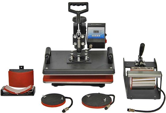 PixMax 5 in 1 Voordeel Bundel Hitte Pers Machine