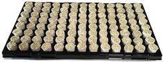 PAPERBUS STEENWOLPLUGGEN Ø 28 MM HARD (104 PER TRAY / 832 PER DOOS)