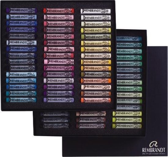 Soft pastel set heel 90 kleuren softpastels "landschap" pastelkrijt