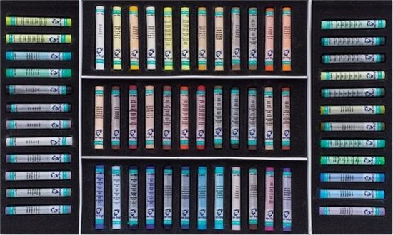 Soft pastel set 60 kleuren softpastels "landschap" pastelkrijt