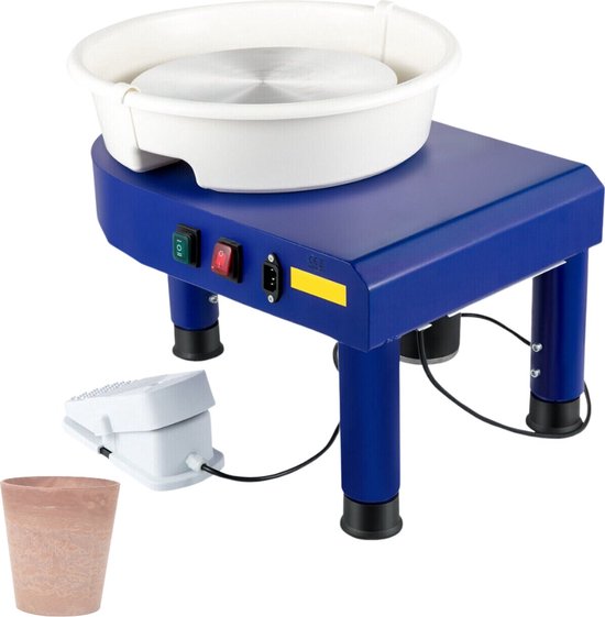 Happyment Pottenbakkersschijf - Draaischijf Pottenbakker - Boetseerschijf - Draaischijf - Pottenbakken - Draaischijf Keramiek - Blauw