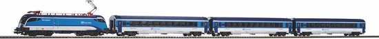 Piko H0 Startset - Rail Jet CD Locomotief + 3 personenrijtuigen (57179)