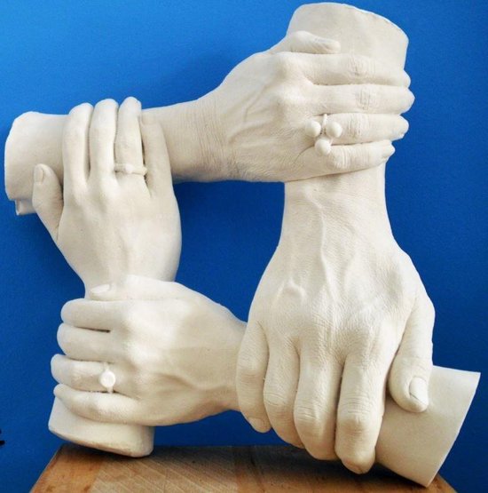 Bodycasting Set - Handenkrans - Handenkrans 4 handen