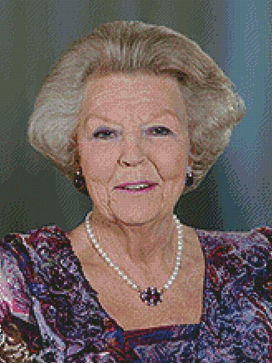 Borduurpakket Prinses Beatrix