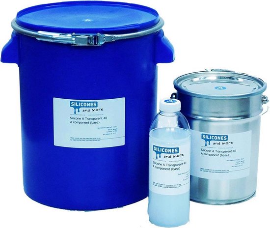 Elastosil Vario 40 + Catalyst Vario / Siliconen Additie Transparant 40 Snel (Hard) - 5.5 Kg Set