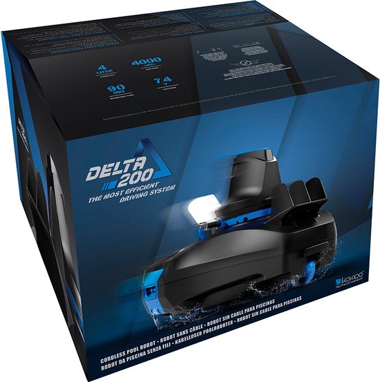 Kokido Delta 200 zwembadrobot met batterij