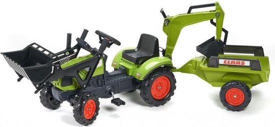 Falk Traptractor claas arion 410 met aanhanger