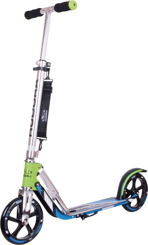 HUDORA Scooter Big Wheel Step RX205 - Groen/Blauw
