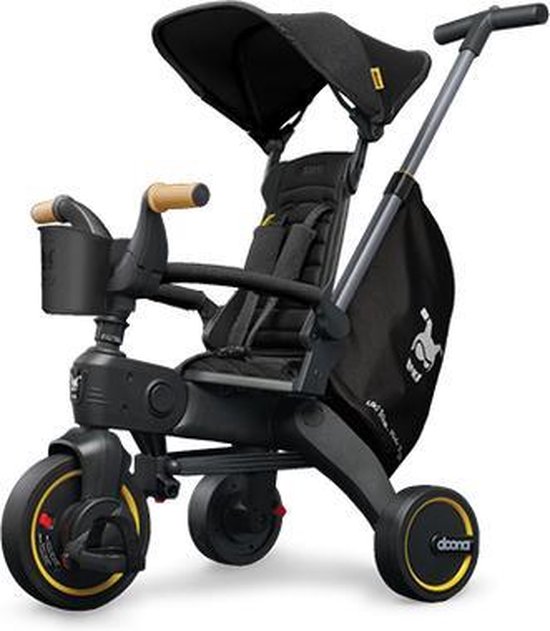 Doona - Liki Trike S5 Luxe - Opvouwbare Driewieler - Driewieler - Nitro Black