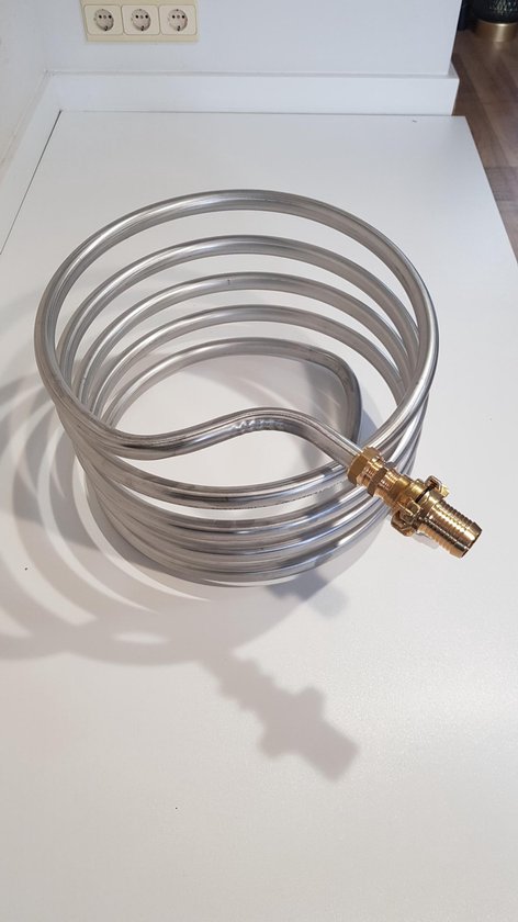 Zwembadverwarming rvs 316 wisselaar 22 mm 6 meter 31 cm pool heater zwembad heater