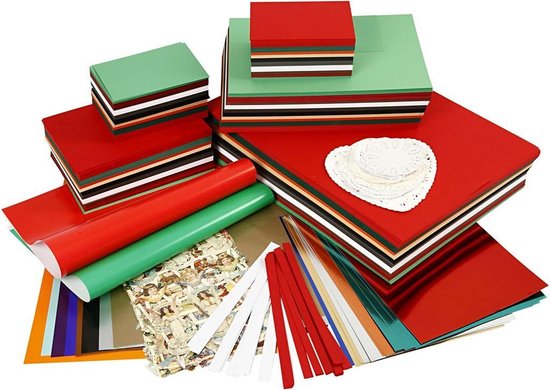 Creotime kerstdecoratieset karton 4060-delig