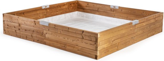 WITBOSCH - Zandbak - 210 x 210 x 37,5 cm - Duurzaam design - Thermowood