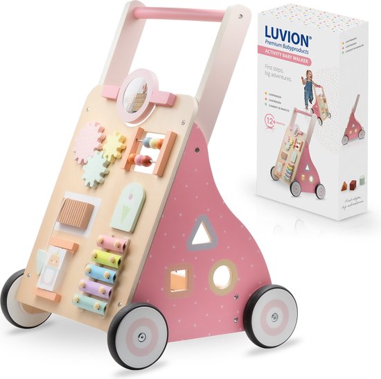 Luvion Activity Baby Walker - Spelenderwijs leren lopen - Roze