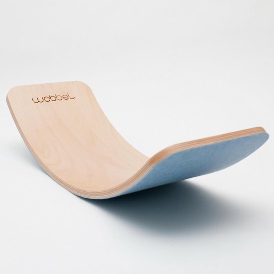 Wobbel Starter - Original - Blank gelakt met vilt - lucht