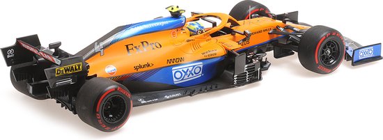 McLaren F1 Team MCL35M #4 Pole Position Russian GP 2021 - 1:18 - Minichamps