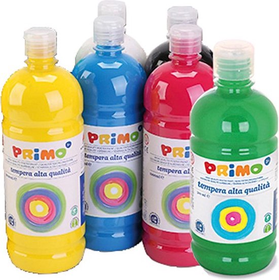 Verf - Standaard Kleuren - Matt - PRIMO - 12x1000 ml