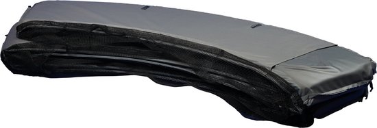 EXIT Trampoline Beschermrand - Elegant - 366 x 214 cm - Grijs