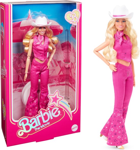 Barbie - The movie pop - Margot Robbie - Roze western outfit - Barbie film pop