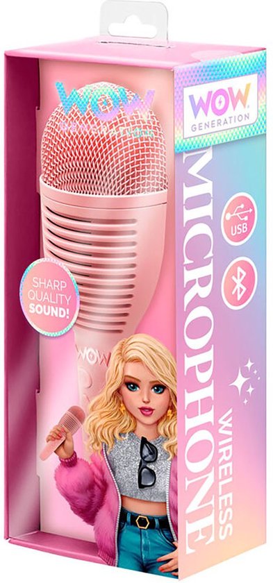 Wow Generation Pink Draadloze Micro met recorder voor Meisjes - Roze