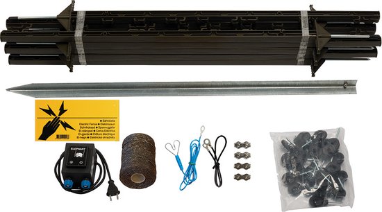 Basic schrikdraad set - voor honden en katten M8-compact - 50 m / 88 cm