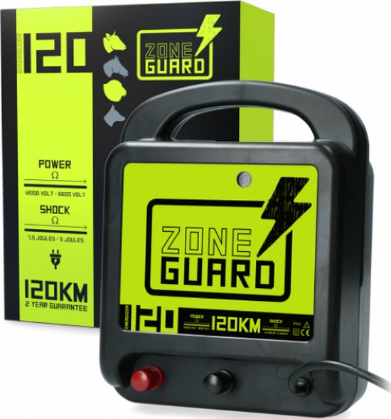 ZoneGuard Schrikdraadapparaat Lichtnet 120 km